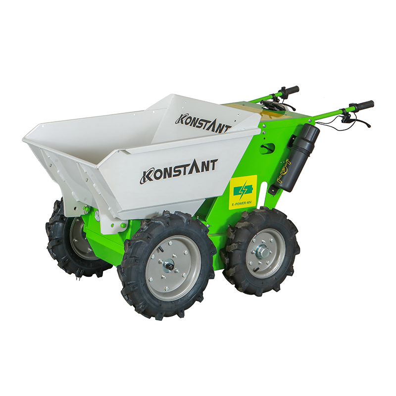 1000W Brushless DC Motor Powered Lahat ng Terrian Concrete Buggy Buong Electric Mini Dumper