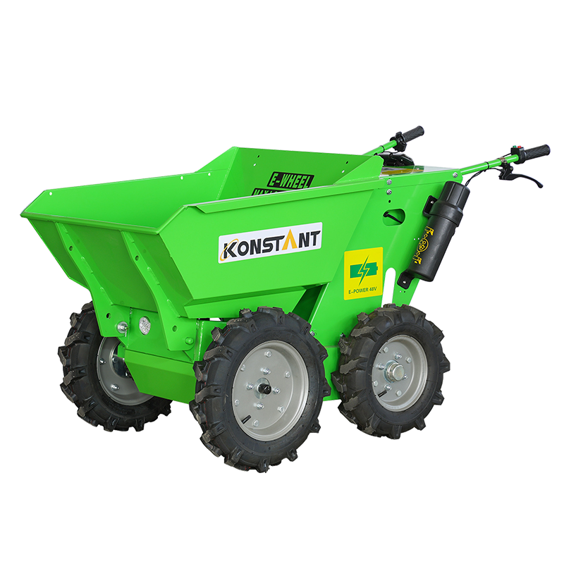 Hydraulic Tipping Battery Power Mini Dumper Lahat ng Wheel Drive Regenerative-Braking System Versatility