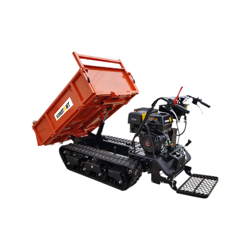 800kg libreng skip bucket tipping hydraulics petrol track mini dumper