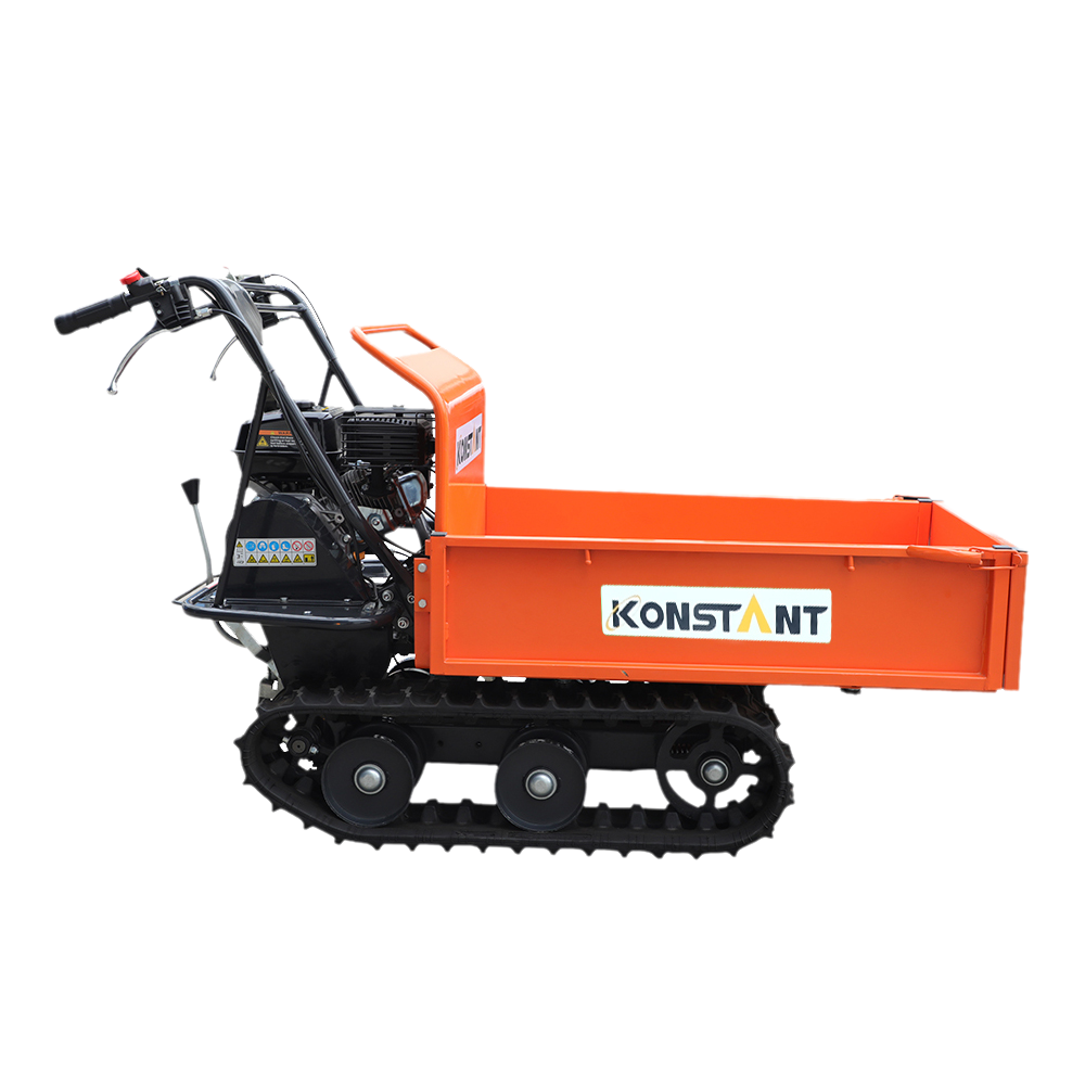 196cc 300kg Petrol Power Manu -manong Tip Power Barrow Transporter Sinubaybayan Mini Dumper